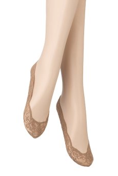 画像6: BALETTO Foot beige  | フットカバー・レース・ベージュ | Veneziana ベネチアナ【即日発送・サイズ交換NG】※2足までメール便対象※  (6)