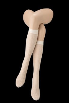 画像5: BONITA High Socks panna  | ハイソックス・レース編み・オフホワイト | Veneziana ベネチアナ【即日発送・サイズ交換NG】※2足までメール便対象※ (再入荷なし) (5)