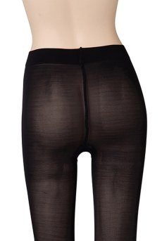 画像8: 在庫限り｜PANTA BRIGITTE 60 nero  | レギンス・無地・ドットプリント・60デニール・ブラック×シルバー | Veneziana ベネチアナ【即日発送・サイズ交換NG・メール便対象】  (8)