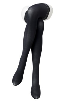 画像30: Garter Stockings 4pc SET｜1/2サイズ (日本サイズ M/L相当)｜シリコン付きガーターストッキング 履き比べセット (４点入り)｜ブラック・ベージュ｜20デニール・60デニール｜レッグガーターベルト付きギフトBOX入り｜Veneziana ベネチアナ【即日発送・サイズ交換NG】 (30)
