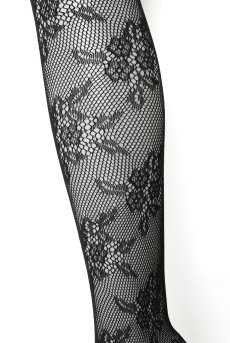 画像6: GIA nero  | 網タイツ ・花柄・ブラック | Veneziana ベネチアナ【即日発送・サイズ交換NG・メール便対象】  (6)