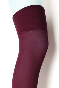 画像3: DORA 40 Zak bordeaux  | ニーハイタイツ・無地・ボルドー・40デニール｜ Veneziana ベネチアナ【即日発送・サイズ交換NG・メール便対象】  (3)