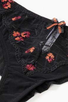 画像13: 【20%OFF】TAMAL-black-C322 | ブラジリアンタンガ・ブラック・花柄  | ewabien エヴァビアン【サイズ交換NG】※メール便対象※輸入下着・高級ランジェリー (再入荷なし) (13)