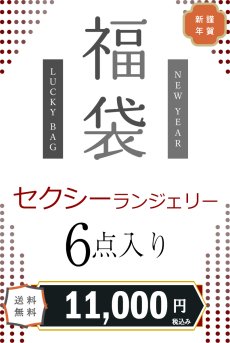 画像1: 【予約受付中】グラビア着用・セクシーランジェリー福袋｜オープンランジェリーなど豪華6点入り｜総額３万円相当｜【2026年1月以降に順次発送】輸入下着・Sexyランジェリー   (1)