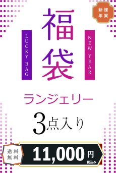 画像1: ランジェリー福袋｜上質なシルクで仕立てた贅沢なインポートランジェリー3着入り｜総額5万円相当｜ノーマルタイプ｜輸入下着・高級ランジェリー  【サイズ交換NG・メール便対象】 (1)
