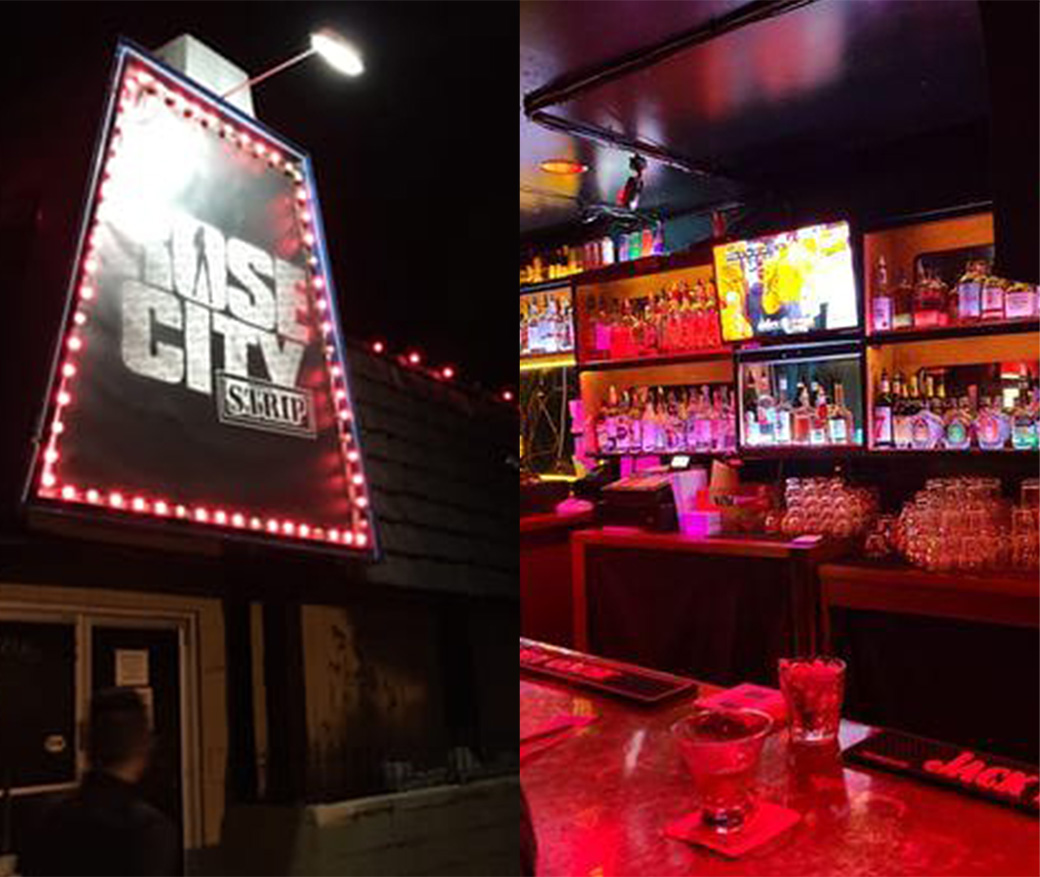 ネオンに照らされた〈Rose City Strip〉オレゴン州ポートランドに実際にあるストリップクラブ。|The Dancer Diaries/バーレスク・ガールズ 赤裸々な日々