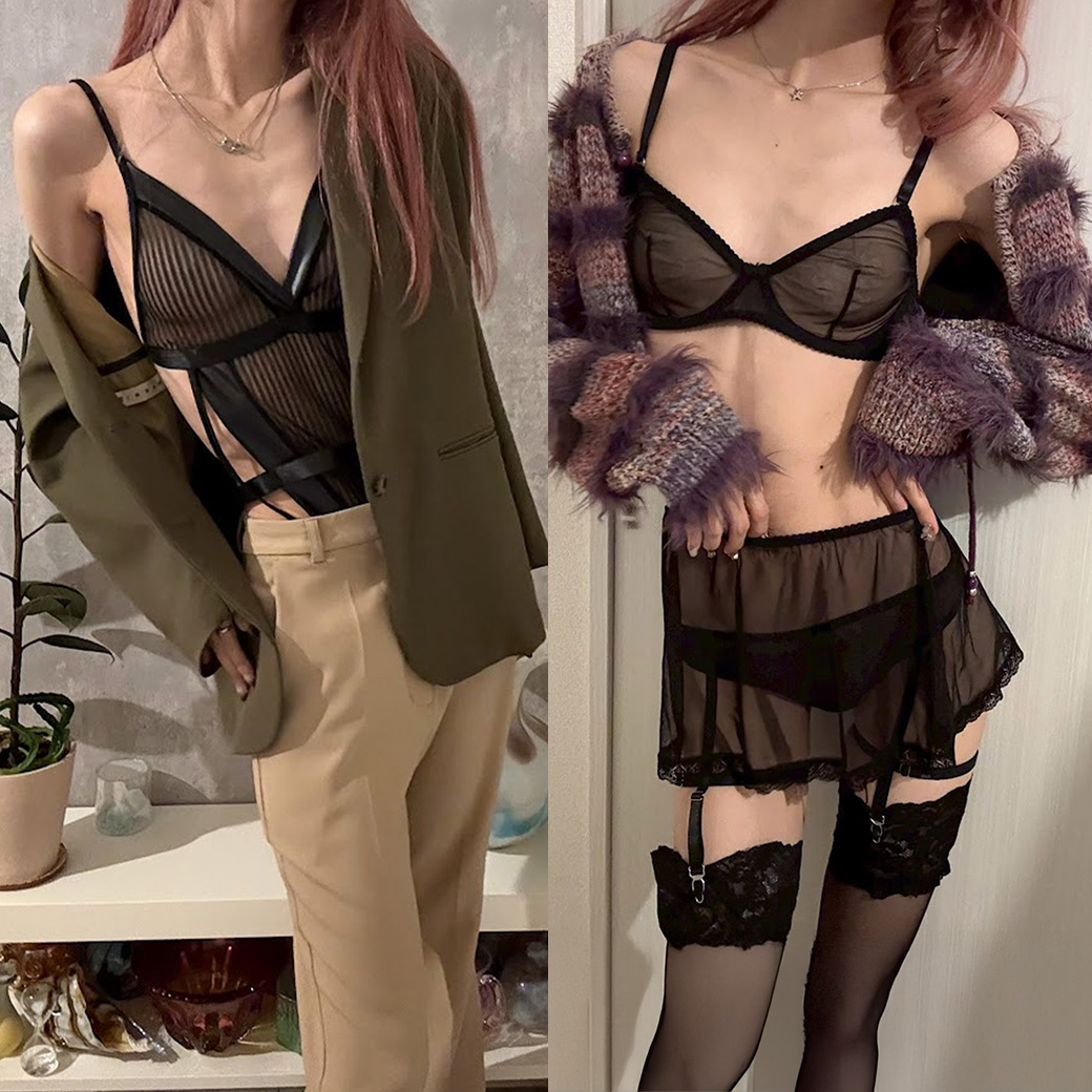 スタッフが着てみた！Sexyランジェリー福袋でつくるランジェリーコーデ
｜スタッフおすすめをクローゼットから！SPLASH