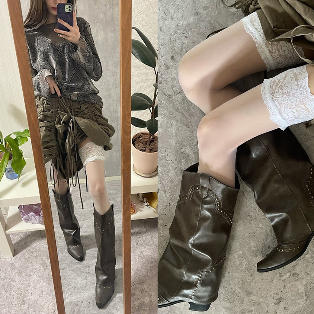 コーデに色気を。春のガーターストッキングスタイル
｜スタッフおすすめをクローゼットから！SPLASH