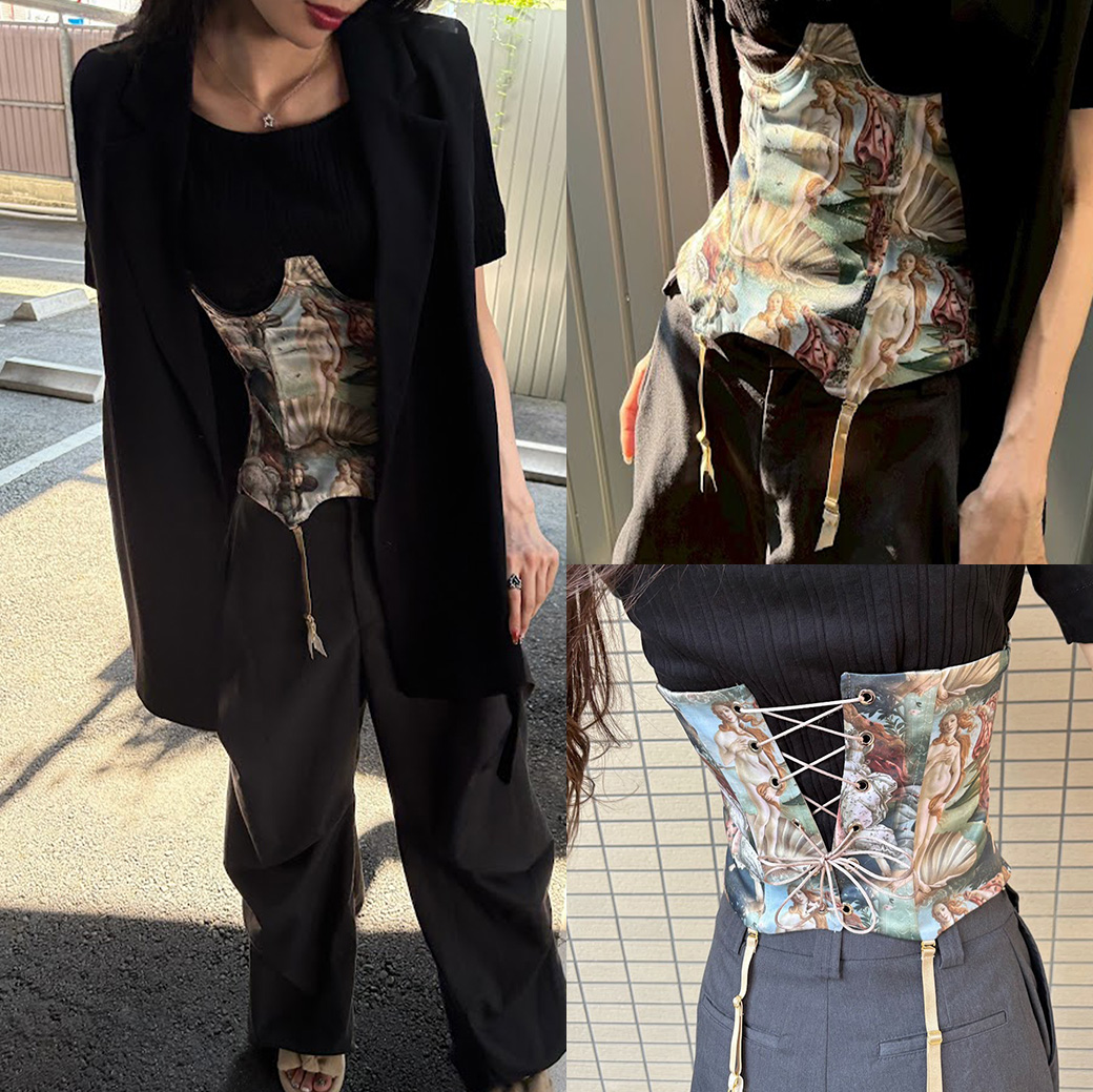 シルエットで魅せる、春のコルセットコーデ｜スタッフおすすめをクローゼットから！SPLASH