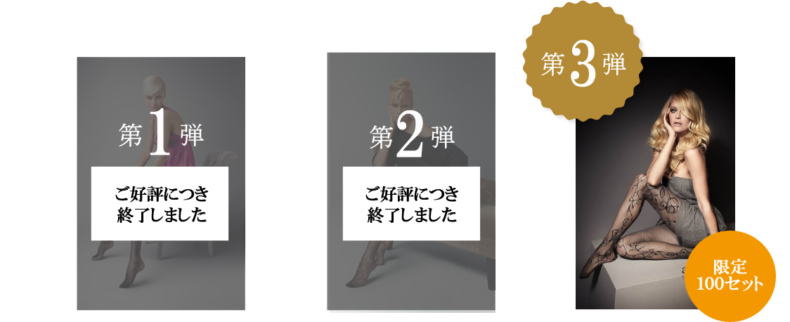 キャンペーン第1弾から3弾まで