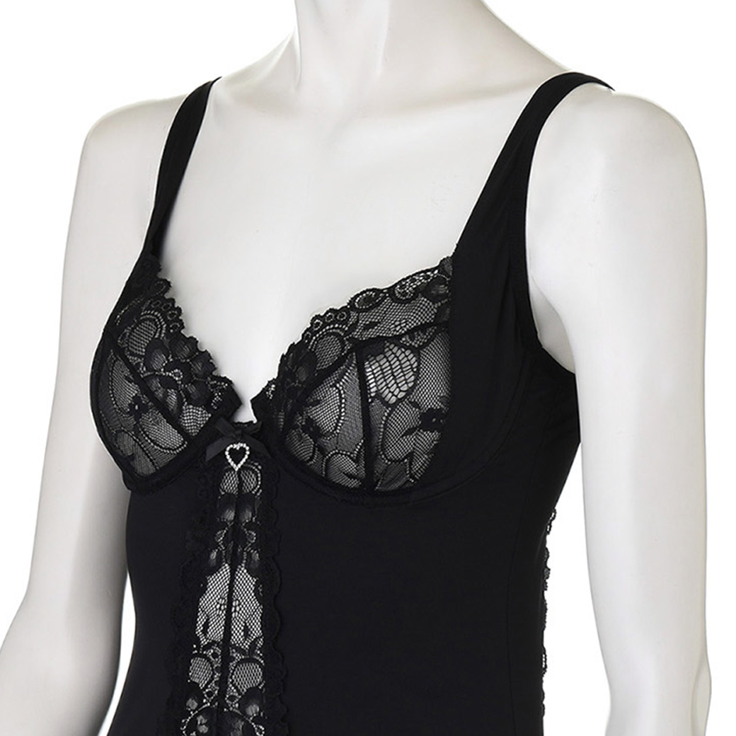 Heartina chemise black