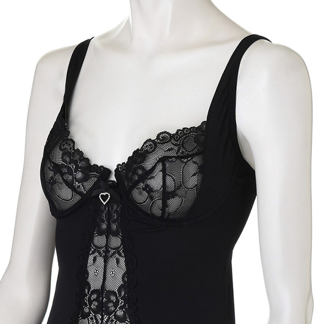 Heartina corset black