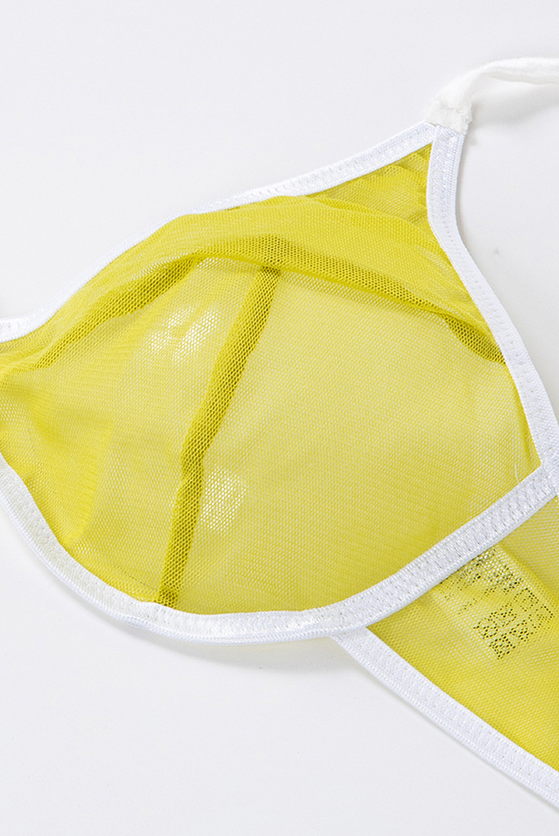 Lingerie art ブラレット ブラレット color drop yellow green　商品詳細