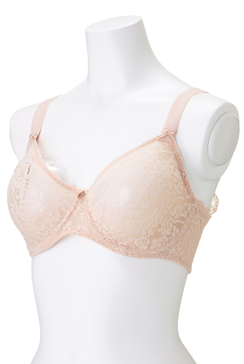 Rosessence〉 コンフォートフルカップブラ(ノンパテッドブラ Rosessence〉 コンフォートフルカップブラ(ノンパテッドブラ