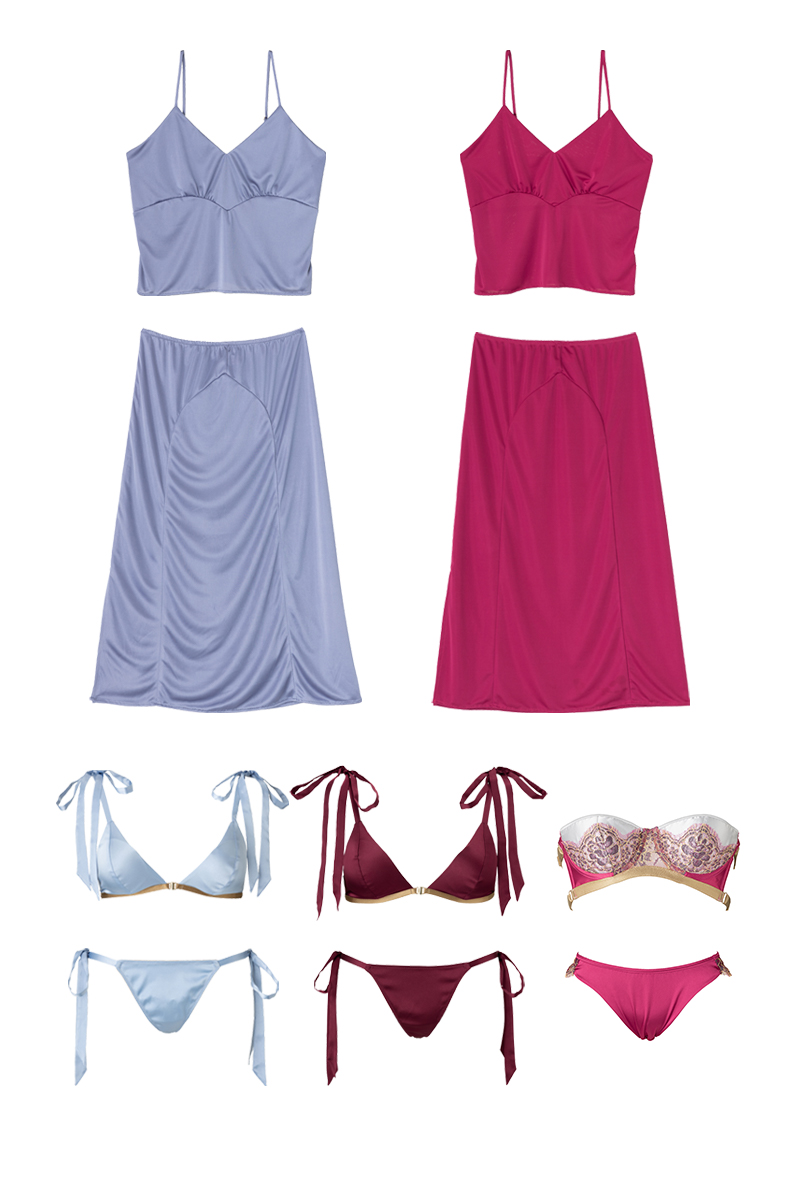 商品ラインナップ Maimia lingerie ムーンダンス・Moondance Bow Weekend Set