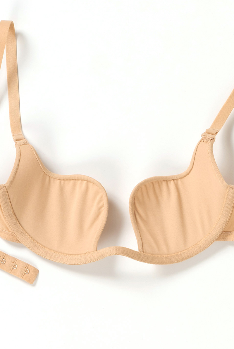 スターカップブラジャー(5wayストラップ付・シームレス・ベージュ