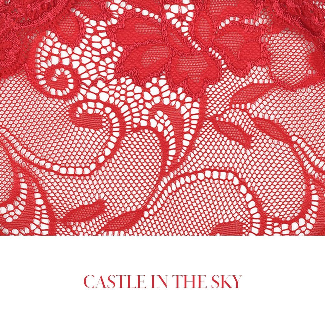 axami アクサミ オープンショーツ Castle in the sky モデル画像