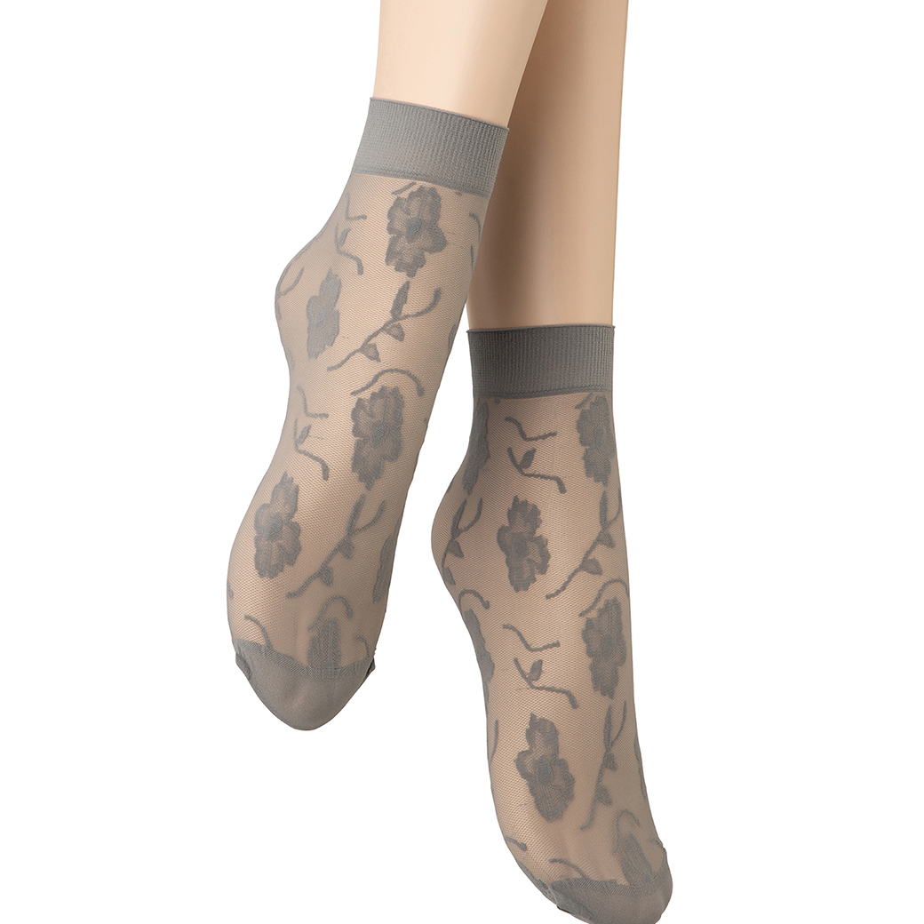 ベネチアナ　FIORE Socks grey