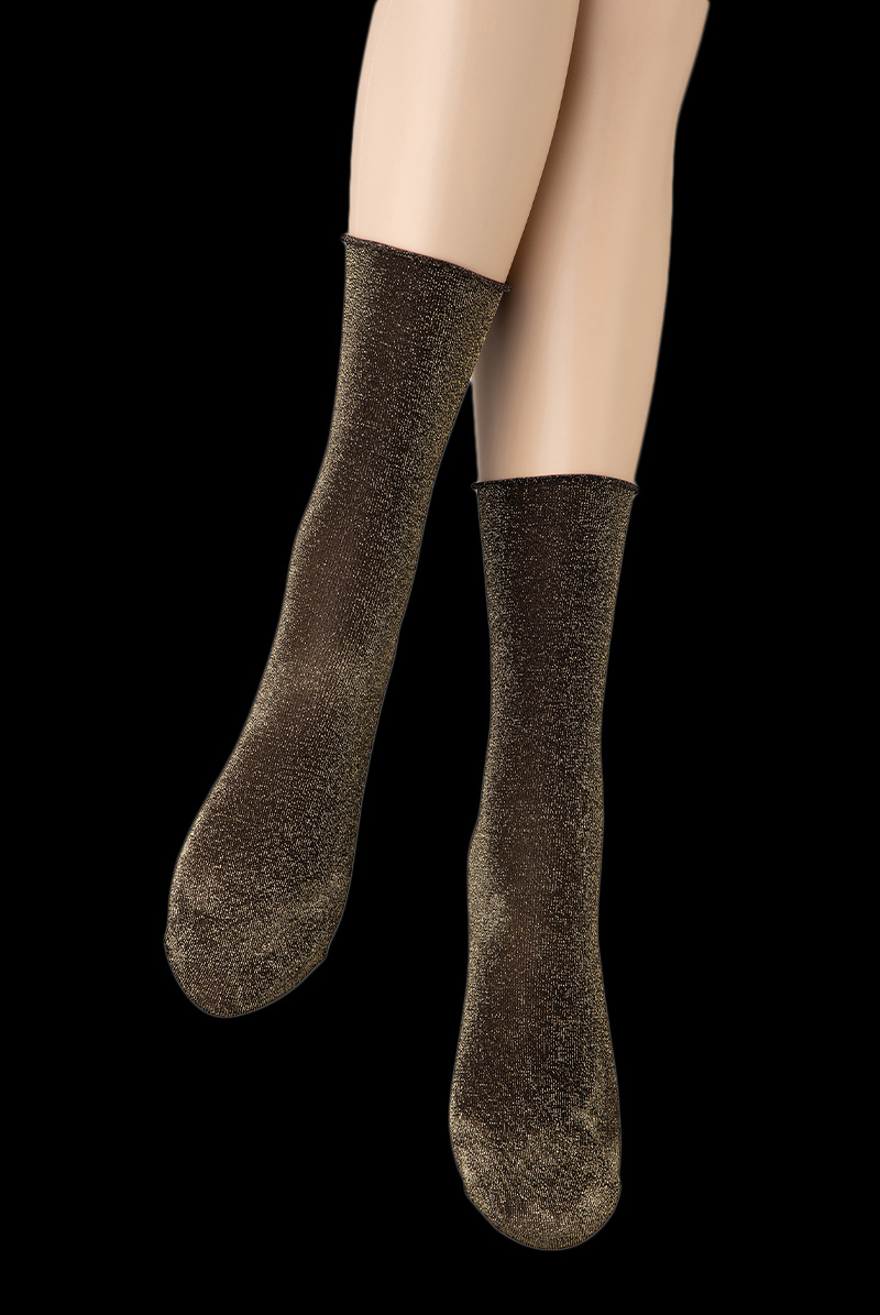 ベネチアナ FLAVIA Socks nero/lurex