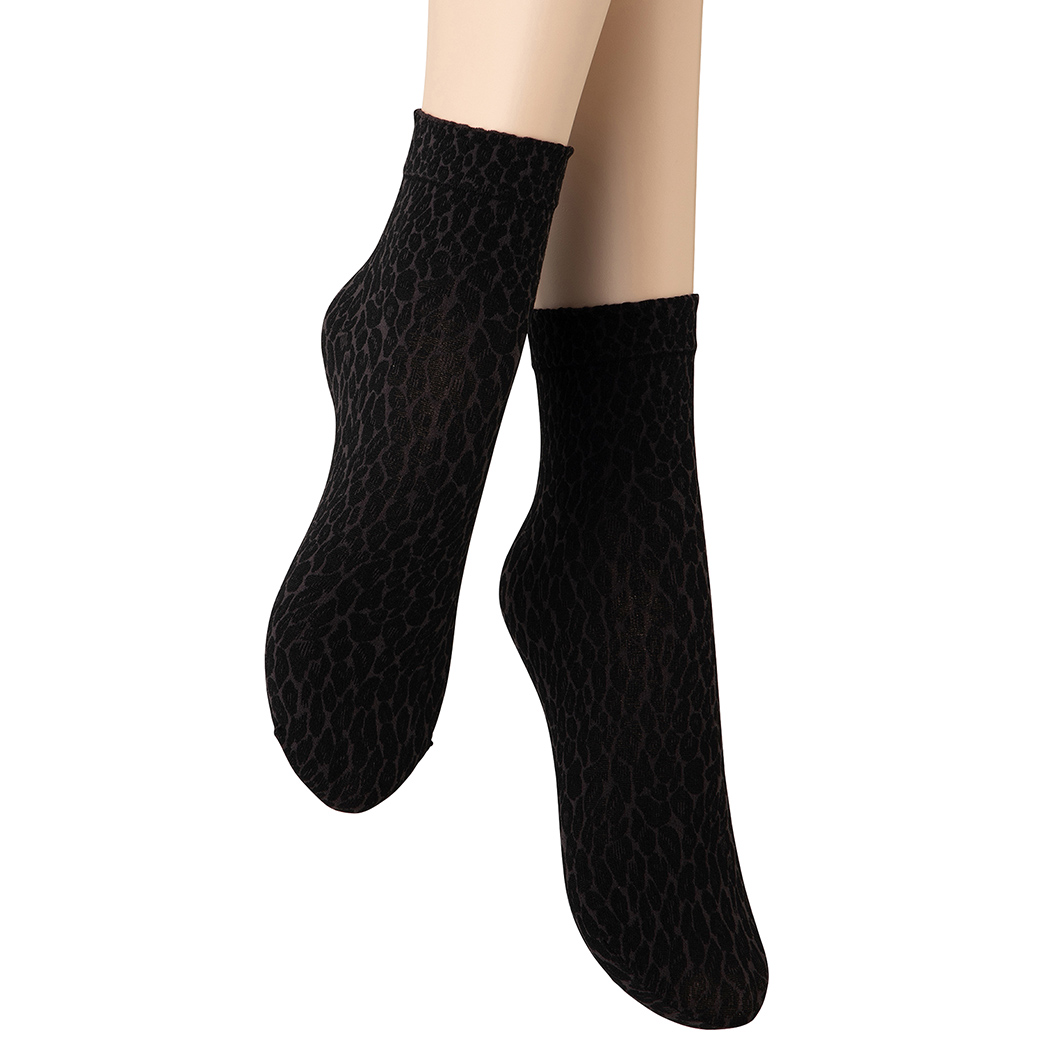 ベネチアナ　LEOPARDO Socks grey