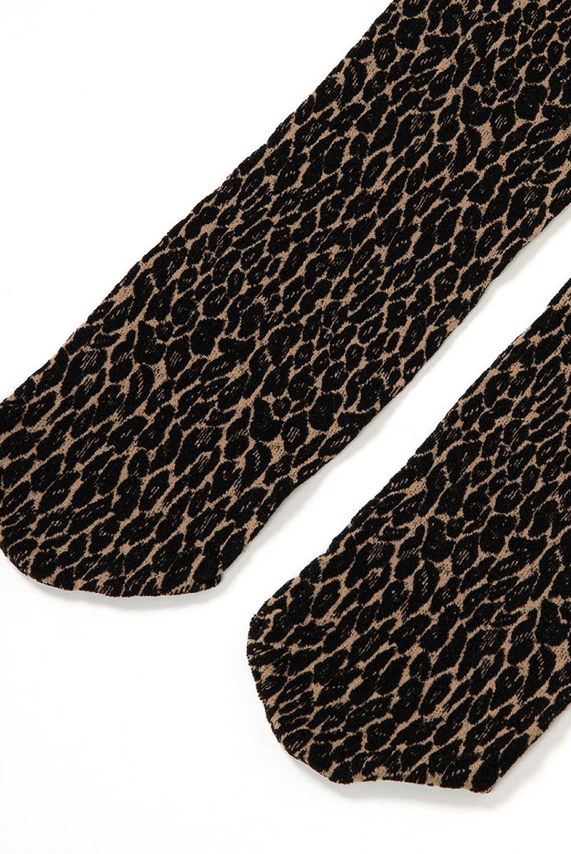 ベネチアナ　LEOPARDO Socks beige