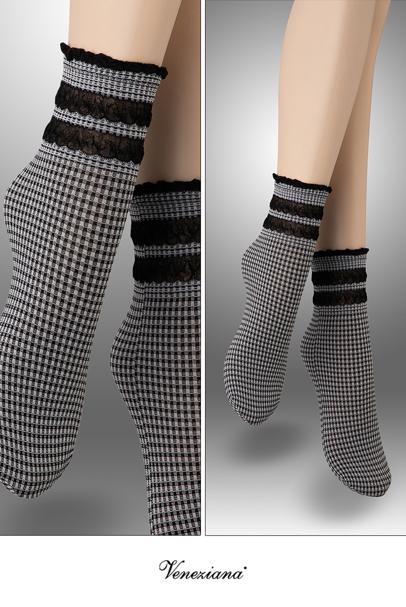 ベネチアナ LISETTA Socks nero