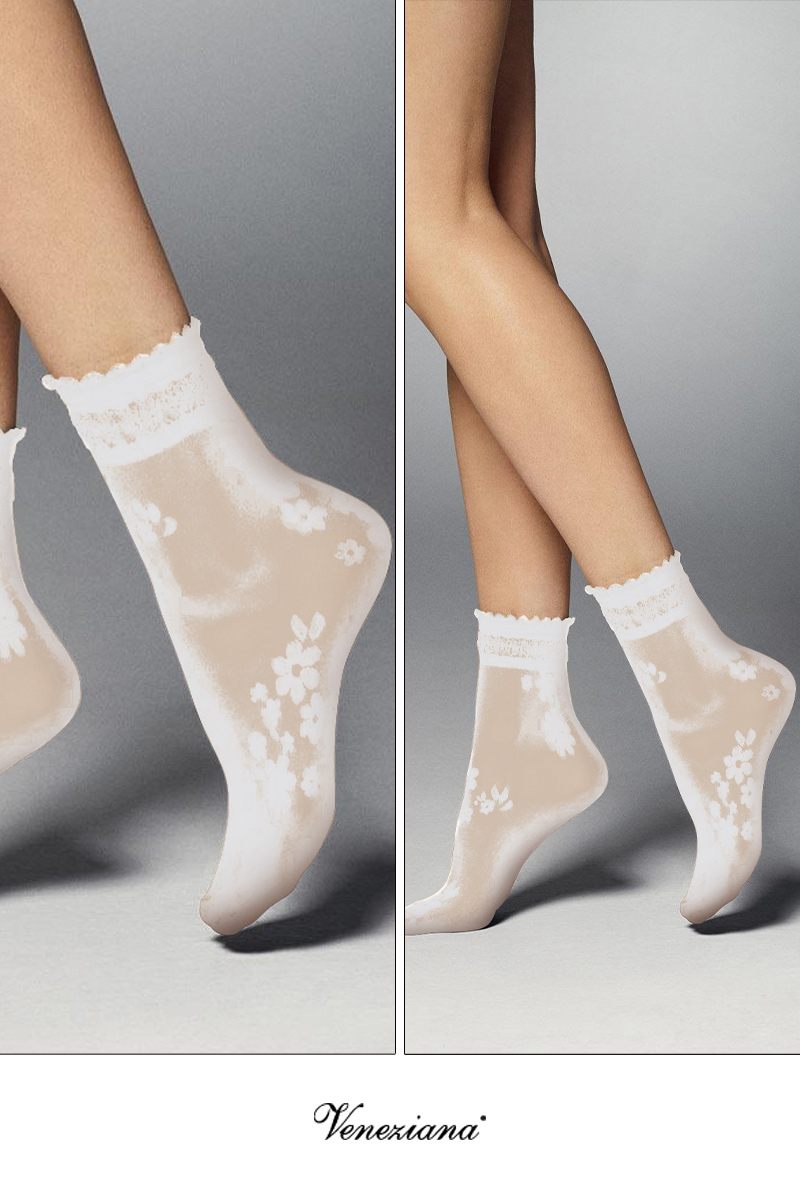 ベネチアナ　MAXIMA Socks bianco