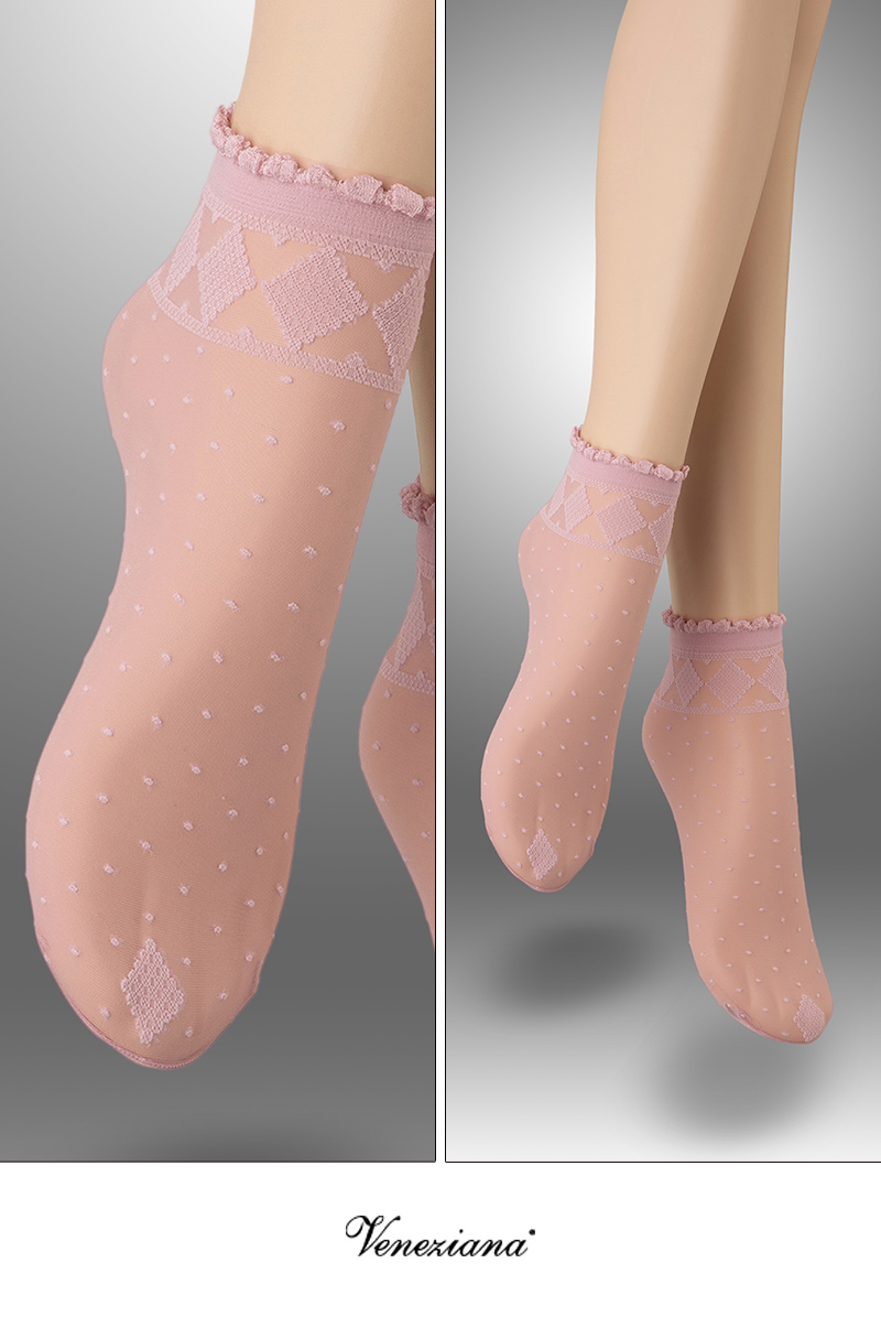 ベネチアナ　MONICA Socks rosa