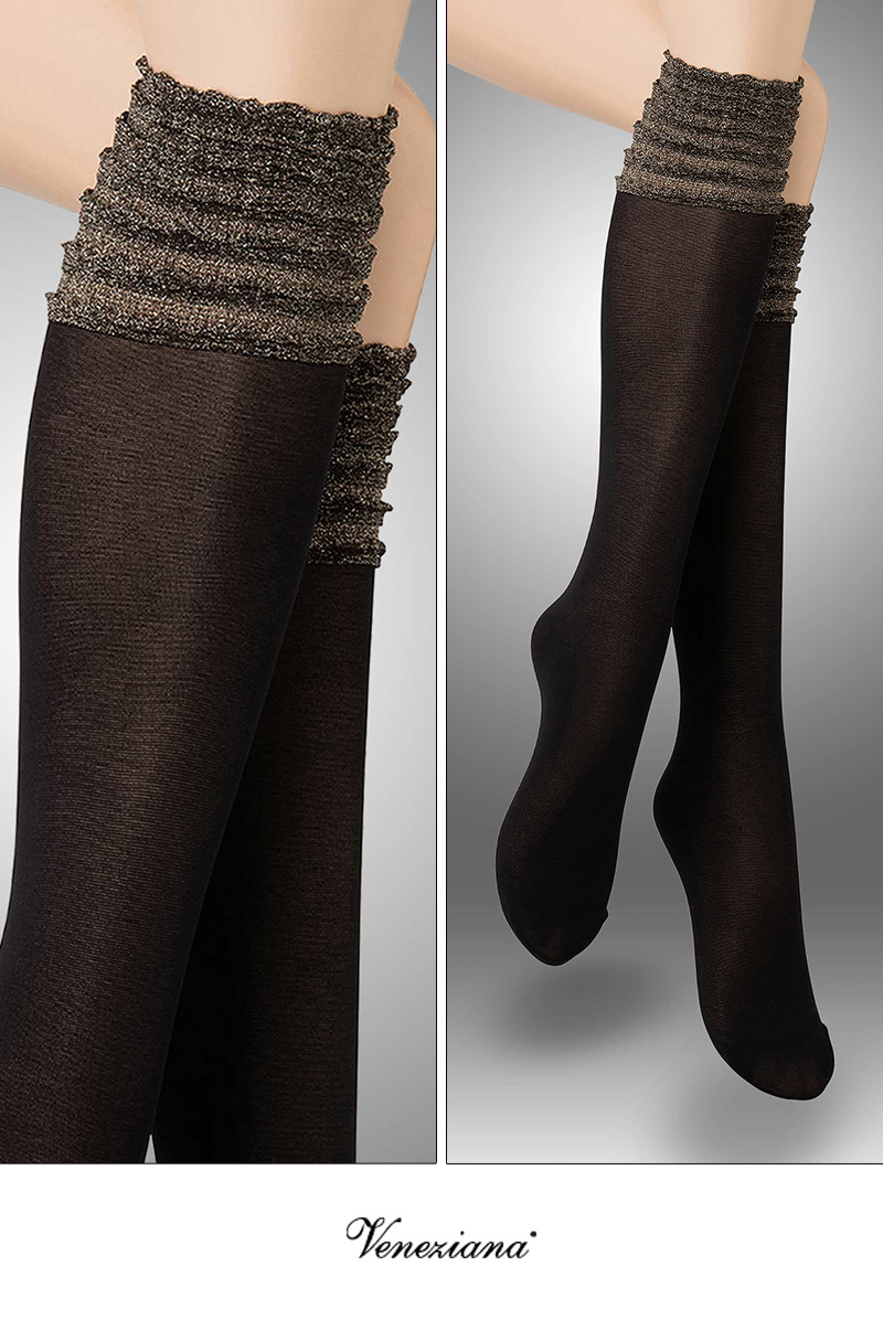 ベネチアナ CIRCUS High-Socks nero