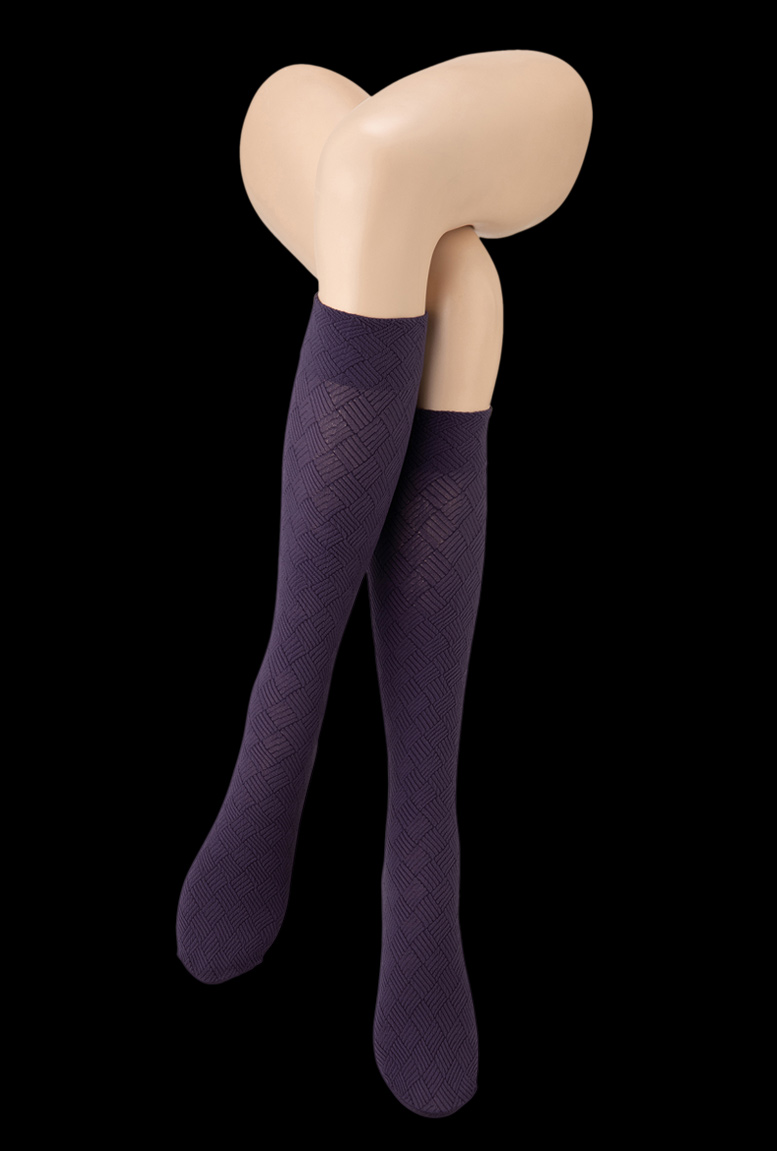 ベネチアナ MOSAICO High-Socks violet