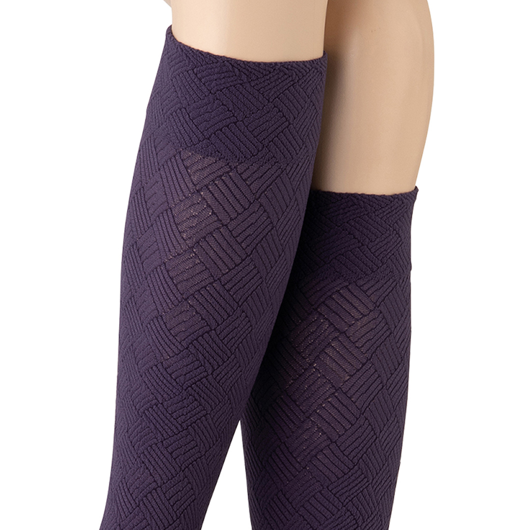 ベネチアナ　MOSAICO High-Socks violet