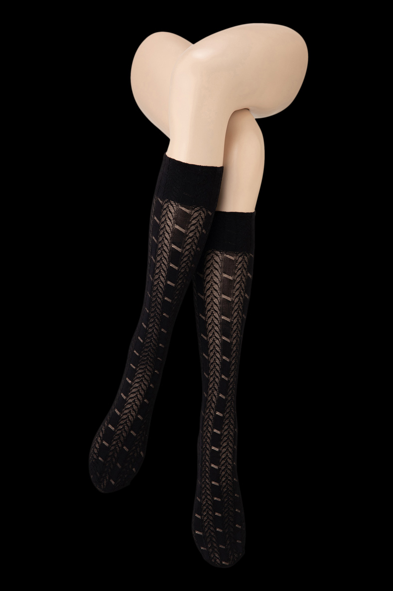 ベネチアナ PETRA High-Socks nero