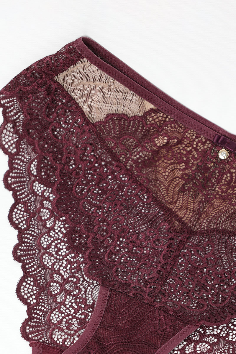 画像11: MARIBEL cherry C511|ブラジリアンショーツ・バイオレット | ewabien エヴァビアン【サイズ交換NG・メール便対象】輸入下着・高級ランジェリー  (11)