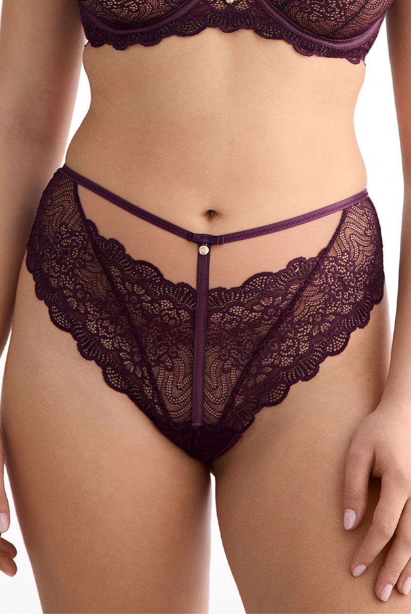 画像3: MARIBEL cherry C220|タンガ・バイオレット  | ewabien エヴァビアン【サイズ交換NG・メール便対象】輸入下着・高級ランジェリー  (3)