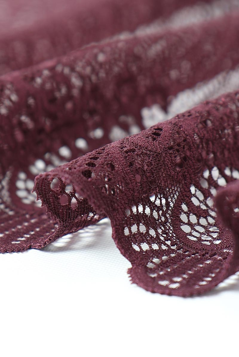 画像19: MARIBEL cherry B862 | ブラレット・フルカップ・パッドなし・ワイヤーブラ・一枚レース・大きいサイズ・バイオレット | ewabien エヴァビアン【サイズ交換OK・メール便対象】 輸入下着・高級ランジェリー  (19)