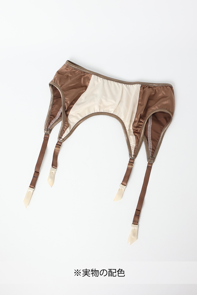 画像6: 【サンプル特別価格】Whiskey pearl|ワイヤー入りブラジャー&ショーツ・ガーターベルトセット・ホルターネック|ギフトBOX入り|未発表モデル・サンプル・見本品|LA MUSA ラミューザ【即日発送・サイズ交換NG】輸入下着・ 高級ランジェリー   (6)