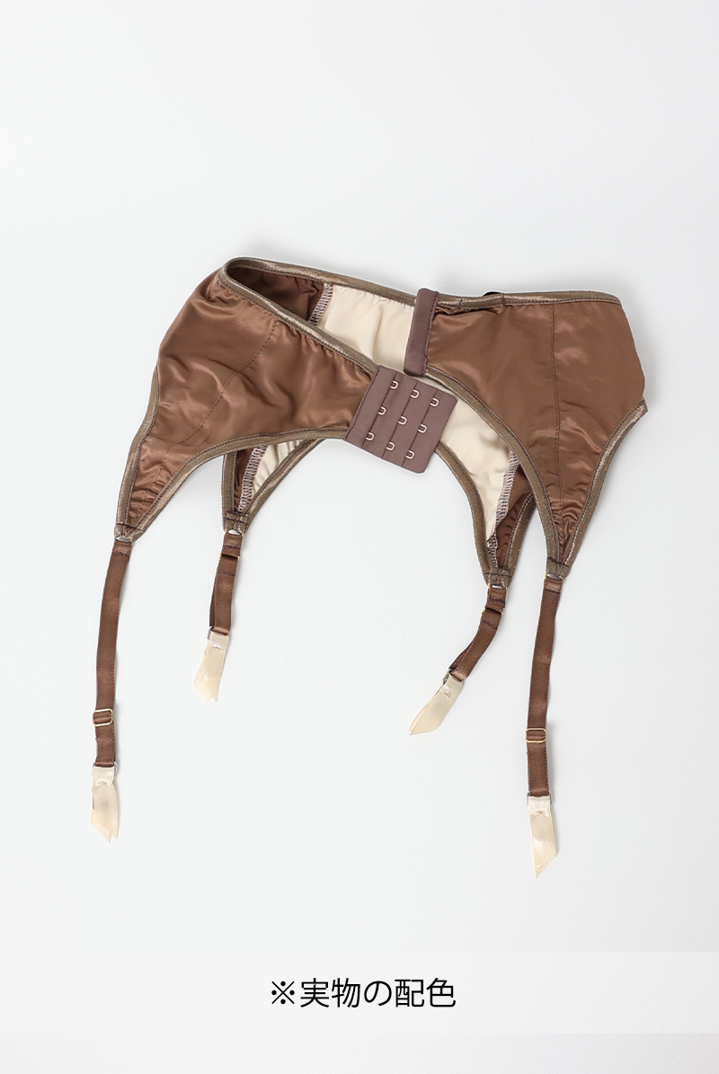 画像7: 【サンプル特別価格】Whiskey pearl|ワイヤー入りブラジャー&ショーツ・ガーターベルトセット・ホルターネック|ギフトBOX入り|未発表モデル・サンプル・見本品|LA MUSA ラミューザ【即日発送・サイズ交換NG】輸入下着・ 高級ランジェリー   (7)