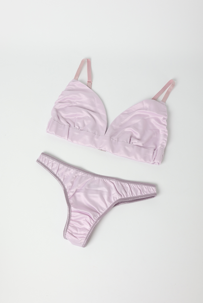 画像5: 【サンプル特別価格】Lavender|ブラレット&ショーツセット・ノンパテッドブラ|ギフトBOX入り|未発表モデル・サンプル・見本品|LA MUSA ラミューザ【即日発送・サイズ交換NG】輸入下着・ 高級ランジェリー   (5)