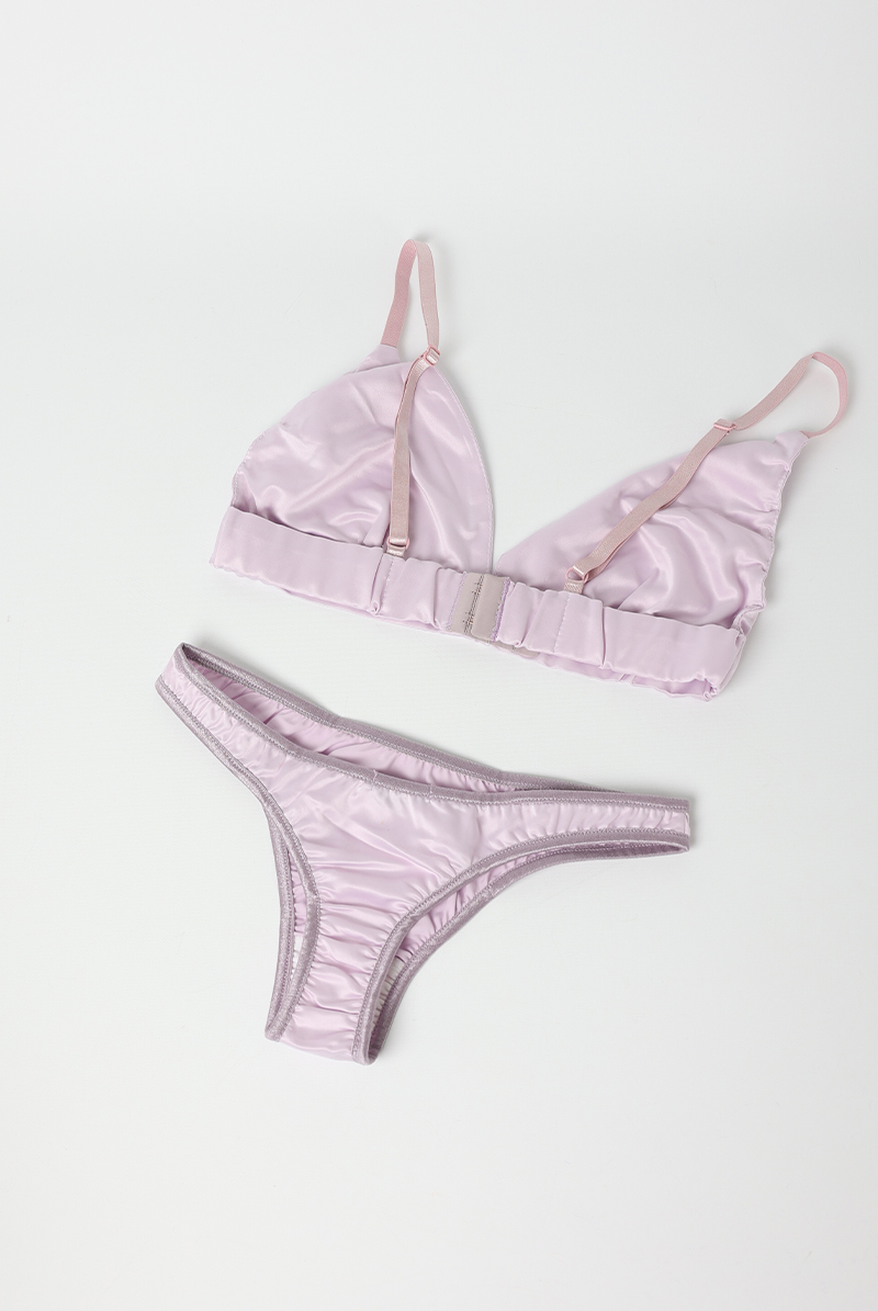 画像6: 【サンプル特別価格】Lavender|ブラレット&ショーツセット・ノンパテッドブラ|ギフトBOX入り|未発表モデル・サンプル・見本品|LA MUSA ラミューザ【即日発送・サイズ交換NG】輸入下着・ 高級ランジェリー   (6)