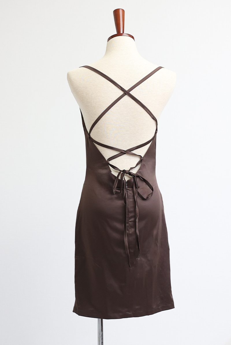 画像5: 【サンプル特別価格】Chocolate Dress|ショートドレス・後ろレースアップ・後ろファスナー|ギフトBOX入り|未発表モデル・サンプル・見本品|LA MUSA ラミューザ【即日発送・サイズ交換NG】輸入下着・ 高級ランジェリー   (5)