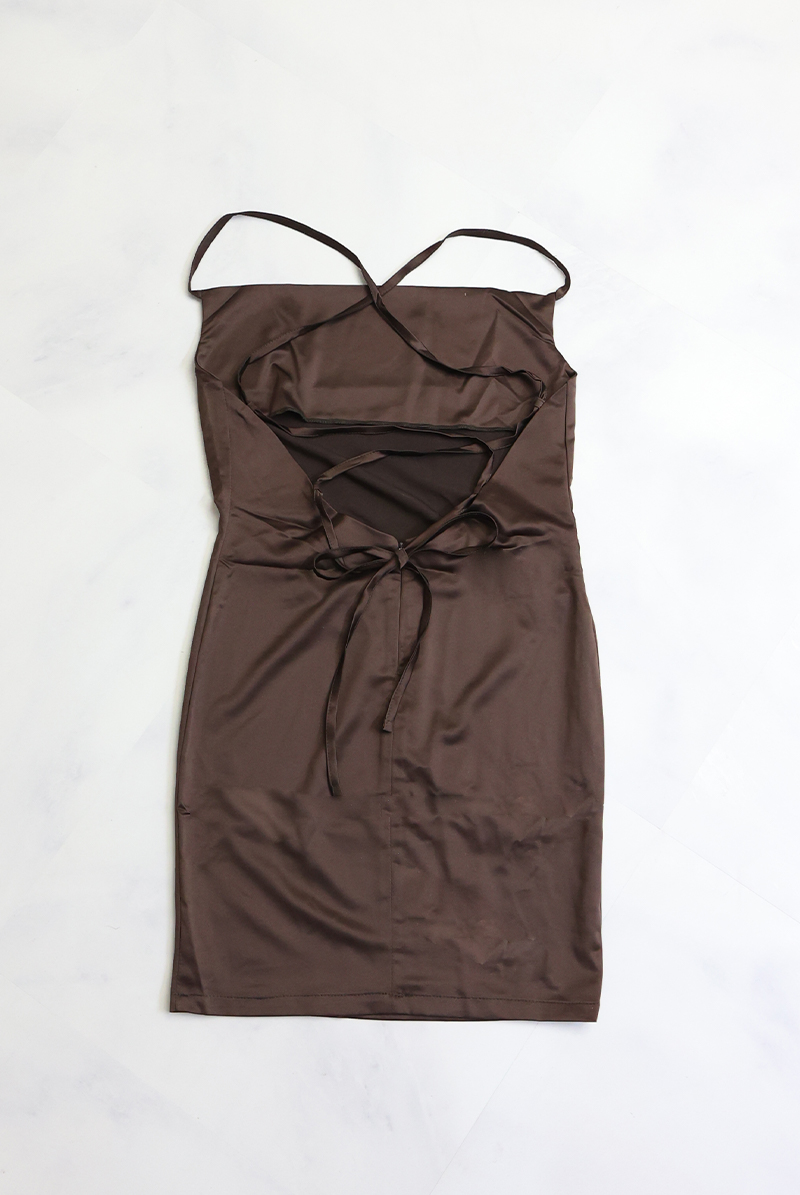 画像7: 【サンプル特別価格】Chocolate Dress|ショートドレス・後ろレースアップ・後ろファスナー|ギフトBOX入り|未発表モデル・サンプル・見本品|LA MUSA ラミューザ【即日発送・サイズ交換NG】輸入下着・ 高級ランジェリー   (7)