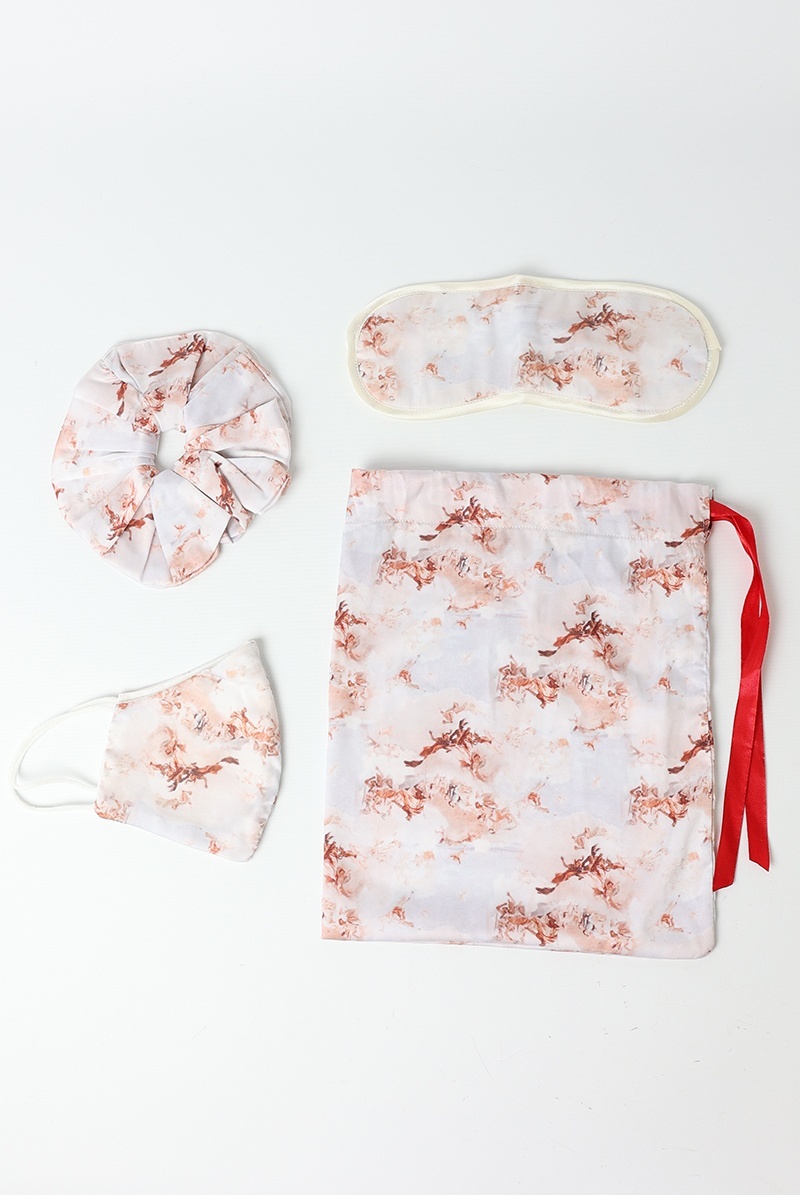 画像7: 【サンプル特別価格】Heaven Travel Set|トラベル4点セット・アイマスク・シュシュ・マスク・巾着ポーチ|ギフトBOX入り|・未発表モデル・サンプル・見本品|LA MUSA ラミューザ【即日発送・サイズ交換NG】輸入下着・ 高級ランジェリー   (7)