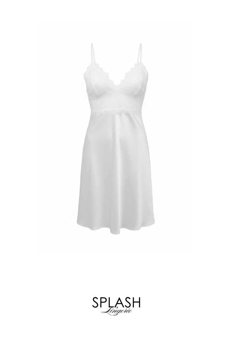 L410-WH レースと艶の共演、エレガンスへの誘い。