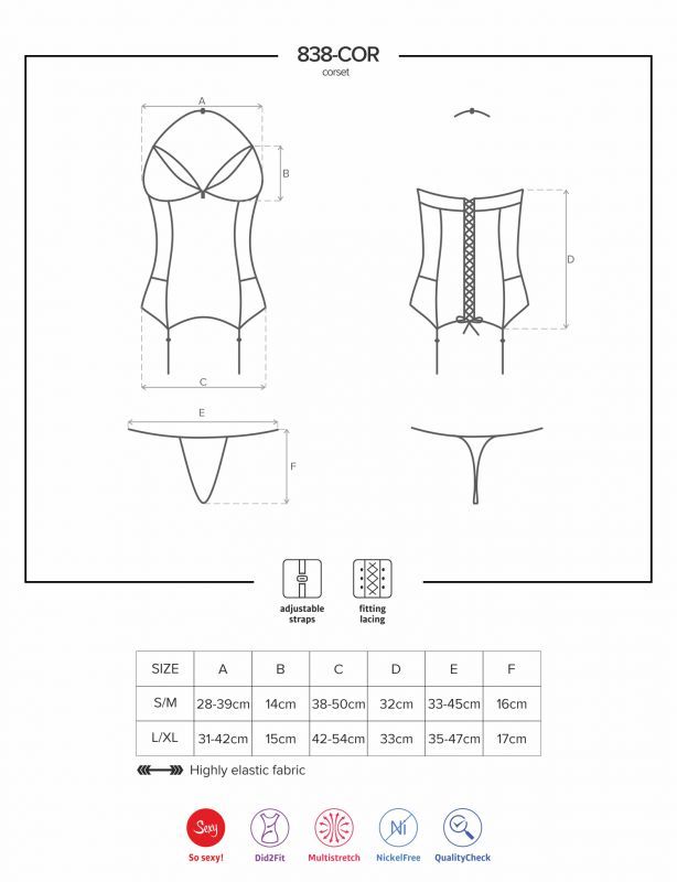 商品サイズ情報