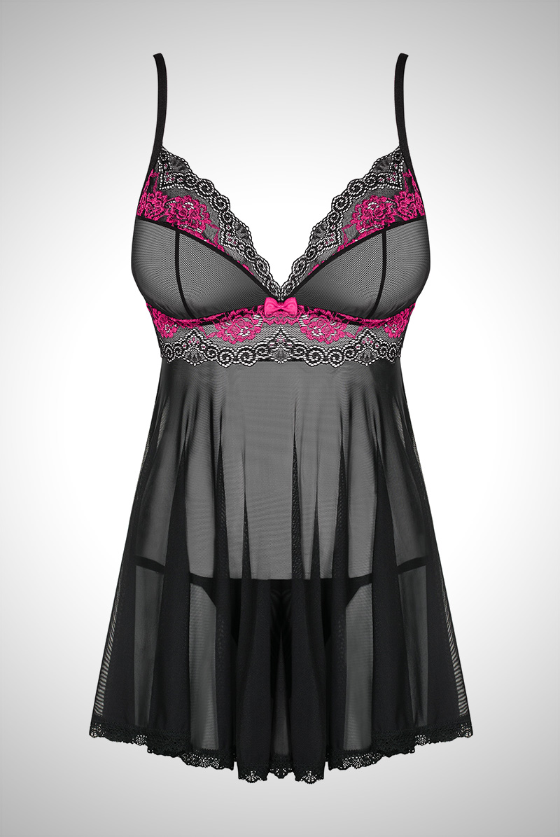 Tulia Babydoll Black ベビードール スリップ Obsessive オブセッシブ セクシーランジェリー通販splash