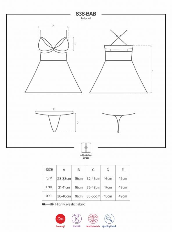 商品サイズ情報