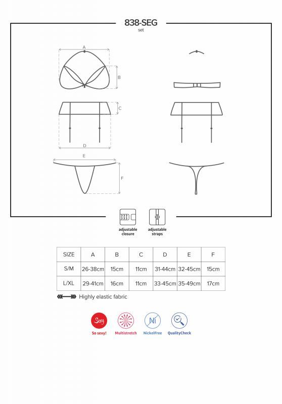 商品サイズ情報