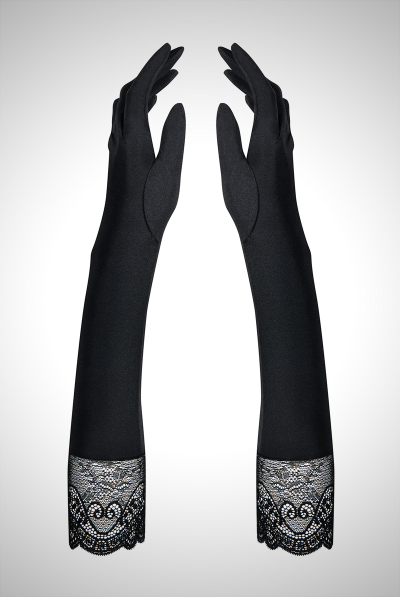 Miamor Gloves Black アクセサリー 小物 Obsessive オブセッシブ セクシーランジェリー通販splash