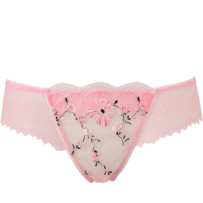 プッシュアップブラ ノーマルorタンガから選べるショーツセット ピンク フラワー刺繍 Pink Wink Push Set 送料無料 即日発送 輸入下着 高級ランジェリー 再入荷なし S1804 1p Set Sawen サブレン ポーランドランジェリー 通販splash