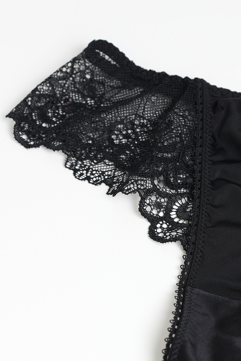 画像12: NOIR thong  | タンガ・Tバック・ブラック | Sawren サブレン【即日発送・サイズ交換NG・メール便対象】輸入下着・高級ランジェリー  (12)